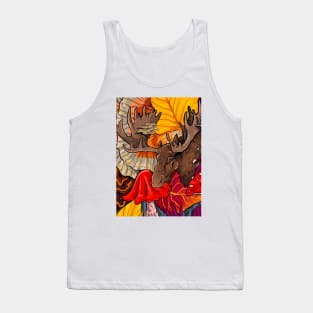 Autumn moose Tank Top